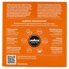 The back of a Lavazza coffee capsule box with product information and branding. Produktbild-Vorschau