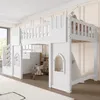 Flieks Etagenbett 90x200cm mit Stauraumtreppe, Kinderbett Produktbild-Vorschau 4