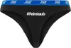 Damen Thong Slip - Boxer-0046-woman-black-v-S - schwarz - S Produktbild-Vorschau 1