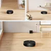 Collage of images showing a robot vacuum cleaner in different home settings. Produktbild-Vorschau