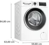 Bosch Serie 6 WGG244120, Frontlader, 9 kg, B, 70 dB, 1400 Produktbild-Vorschau 6