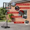 KM-Fit Höhenverstellbarer Basketballständer 135–305 cm – Produktbild-Vorschau 3