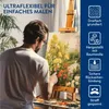 H&S 4x Leinwand zum Bemalen - Keilrahmen Leinwände Canvas - Produktbild-Vorschau 6
