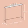 Console tafel van gehard glas - elegant ontwerp - 20 x 100 Productafbeelding-voorbeeld 6