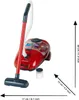 Theo Klein Vileda cleaning trolley + vakuum cleaner - Rot Produktbild-Vorschau 6