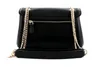A black Guess handbag is shown from the back against a white background. Produktbild-Vorschau