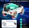 COSTWAY Auto per bambini con licenza Mercedes-Benz EQG, Anteprima dell’immagine prodotto 6