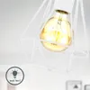B.K.Licht Deckenleuchte Vintage Draht Weiß Ø16,5cm max. 40W Produktbild-Vorschau 3