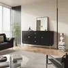 Sideboard mit 2 Türen und 3 Schubladen, Küchenschrank mit Produktbild-Vorschau 10