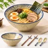 Japanische Ramen Schalen Set 2er 1100 ml Keramik Produktbild-Vorschau