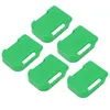 A group of five green battery adapters for power tools, each labeled '18V'. Produktbild-Vorschau