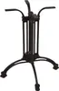 A dark-colored table base with four legs. Produktbild-Vorschau
