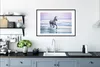MuchoWow® Gerahmtes Poster Pferd - Pilz - Strand 90x60 cm - Produktbild-Vorschau 4