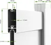 Flügeltor elektrisch 4m EIGER H.115cm weiß + Drehtorantrieb Produktbild-Vorschau 4