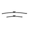 Two black windshield wipers are shown against a white background. Produktbild-Vorschau
