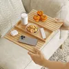 Sofa-Armlehnentablett – Bambus | Farbe: Braun | Produktbild-Vorschau 9
