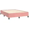 vidaXL Sommier rose 140x200 cm velours Voir les images du produit 3