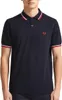 Fred Perry Twin Tipped Polo Navy Produktbild-Vorschau 10