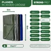 Plane Tarpaulin Light 5x8 m, 65 g/m, Abdeckplane, grün, mit Produktbild-Vorschau 2