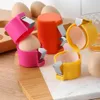 3 trancheurs d'œufs - coupe-coquilles d'œufs - en acier Voir les images du produit 5