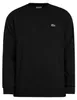 Lacoste Sweatshirt aus Baumwollfleece, Schwarz M Produktbild-Vorschau 5