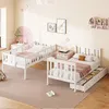 Letto a castello Flieks 90x200cm con 2 cassetti, letto a Anteprima dell’immagine prodotto 4