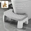 1er WC-Hocker 'SquatEase' – Grau – Abnehmbar, rutschfest & Produktbild-Vorschau 5