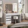 Hocker Vicco Design Weiß 33.5 x 67 cm für Schminktisch, Produktbild-Vorschau 4