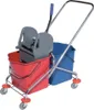 Portarifiuti doppio cromato 2x27l con pressino Anteprima dell’immagine prodotto 3