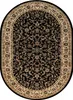 Teppich ROYAL ADR Oval modell 1745 schwarz  Schwarz 150x250 Produktbild-Vorschau 2