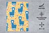 MuchoWow® Mauspad Mousepad Mädchen - Lama - Pflanzen - Produktbild-Vorschau 3