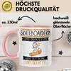Skateboarderin Und Prinzessin Tasse Geschenk Für Eine Produktbild-Vorschau 3