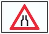 Schild Achtung Verengte Fahrbahn Symbol A2 Rückseite Produktbild-Vorschau 1