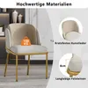 Set di 6 sedie da pranzo ergonomiche, con gambe inclinate, Anteprima dell’immagine prodotto 3