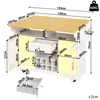 Flieks Kücheninsel mit RGB LED Beleuchtung, beidseitig Produktbild-Vorschau 6