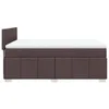 Boxspringbett mit Matratze Dunkelbraun 140x200 cm Stoff Produktbild-Vorschau 5