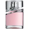 A studio shot of a pink Hugo Boss perfume bottle. Podgląd zdjęcia produktu