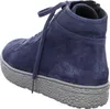 A single blue suede boot is shown from a rear-side angle against a white background. Produktbild-Vorschau