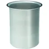 A stainless steel trash can with an aluminum insert. Produktbild-Vorschau