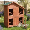 Mucola králikáreň 4 boxy chovné drevené králikáreň malé Náhľad obrázku produktu 4