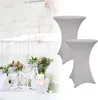 Lumaland 1x hochwertige Stehtischhusse Ø 70-75 cm ® Stretch Produktbild-Vorschau 2