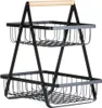 Panier en métal de style loft pour fruits et légumes Voir les images du produit 3