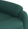 vidaXL Fauteuil de massage vert foncé Tissu Voir les images du produit 11