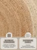 Hanse Home Jute Teppich Rund Looma Natur Gold Elfenbein Produktbild-Vorschau 3