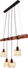 Näve Leuchten 4er Pendelleuchte "WOODLAND" L: 100cm 4er Produktbild-Vorschau 3