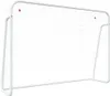 vidaXL Fußballtor mit Netz Weiß 214x75x152 cm Stahl & Produktbild-Vorschau 1