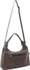 L.CREDI sac à épaule Radka Hobo Bag Chocolate marron foncé Voir les images du produit 4