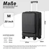Valise à roulettes rigide en ABS, bagage à main, valise Voir les images du produit 4