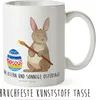 Mr. & Mrs. Panda Pott Hase Eier Malen - Weiß - Geschenk, Produktbild-Vorschau 1