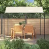 vidaXL Pavillon Stoff Cremeweiß Produktbild-Vorschau 6